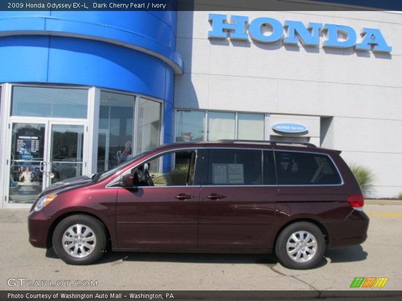 Dark Cherry Pearl / Ivory 2009 Honda Odyssey EX-L