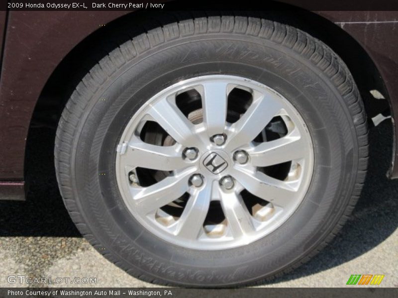 Dark Cherry Pearl / Ivory 2009 Honda Odyssey EX-L