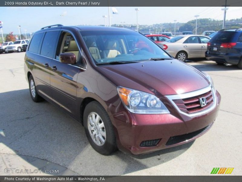 Dark Cherry Pearl / Ivory 2009 Honda Odyssey EX-L