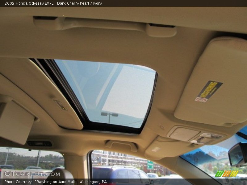 Dark Cherry Pearl / Ivory 2009 Honda Odyssey EX-L