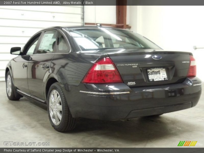Alloy Metallic / Black 2007 Ford Five Hundred Limited AWD
