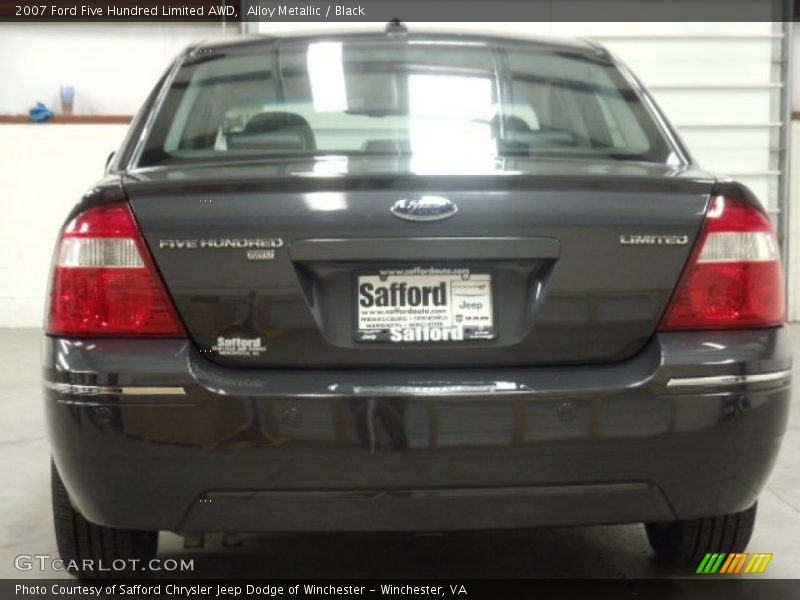 Alloy Metallic / Black 2007 Ford Five Hundred Limited AWD