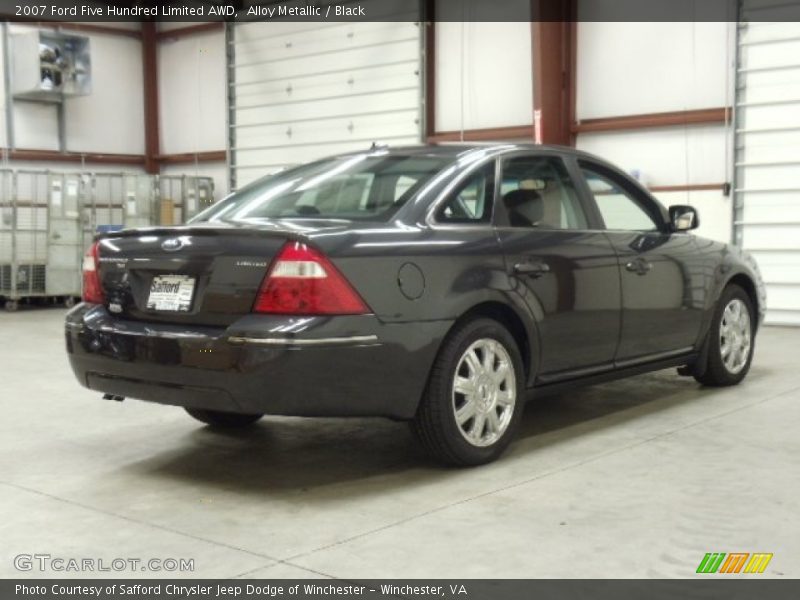 Alloy Metallic / Black 2007 Ford Five Hundred Limited AWD