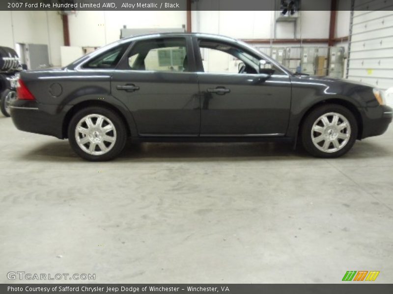 Alloy Metallic / Black 2007 Ford Five Hundred Limited AWD