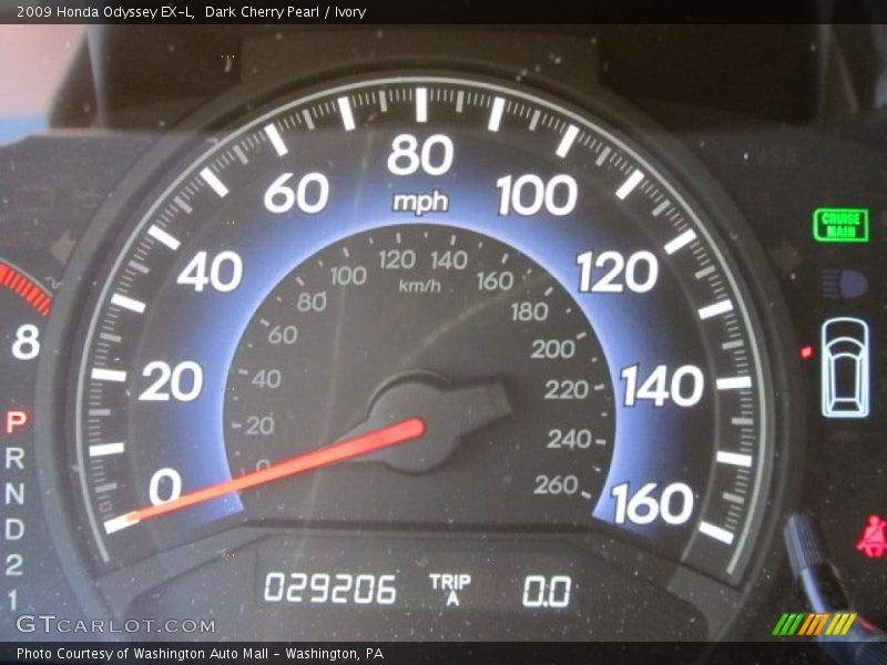 Dark Cherry Pearl / Ivory 2009 Honda Odyssey EX-L