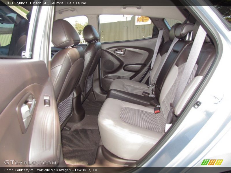 Aurora Blue / Taupe 2011 Hyundai Tucson GLS