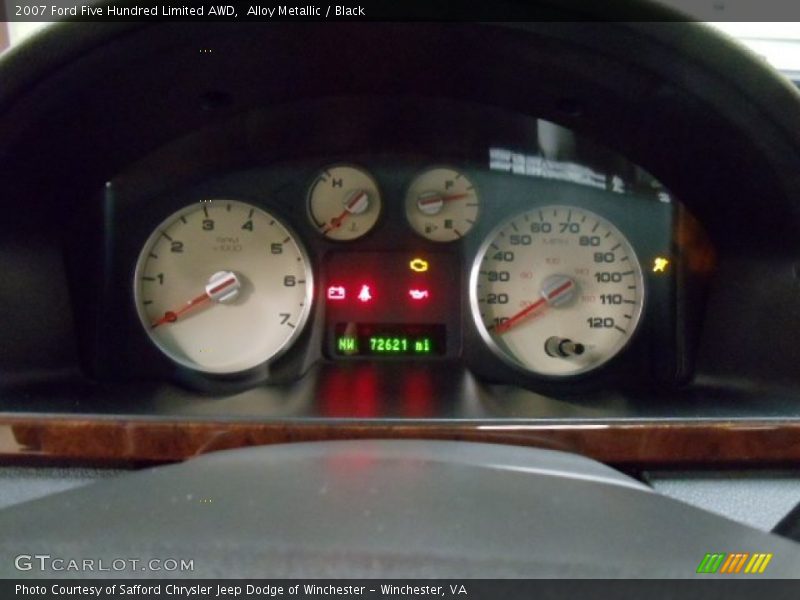 Alloy Metallic / Black 2007 Ford Five Hundred Limited AWD