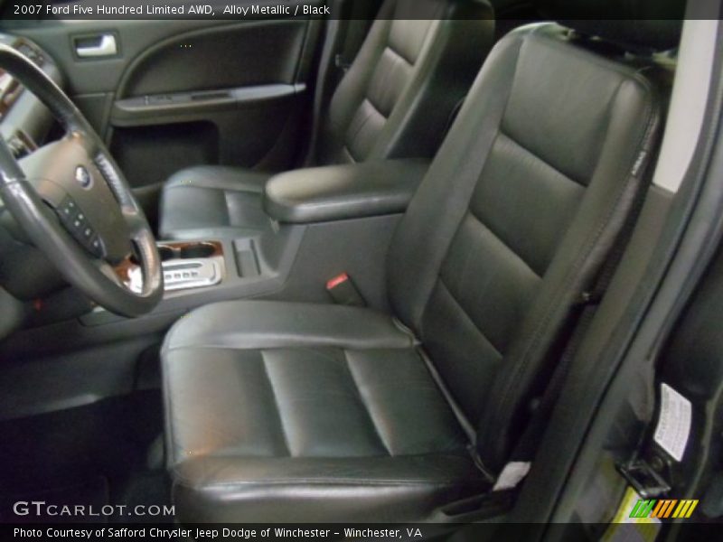 Alloy Metallic / Black 2007 Ford Five Hundred Limited AWD