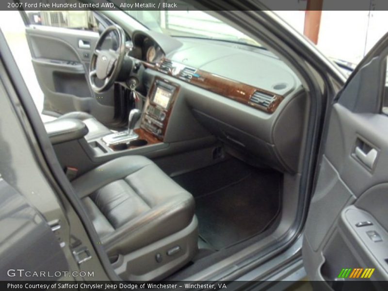 Alloy Metallic / Black 2007 Ford Five Hundred Limited AWD
