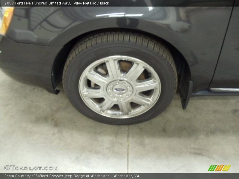 Alloy Metallic / Black 2007 Ford Five Hundred Limited AWD