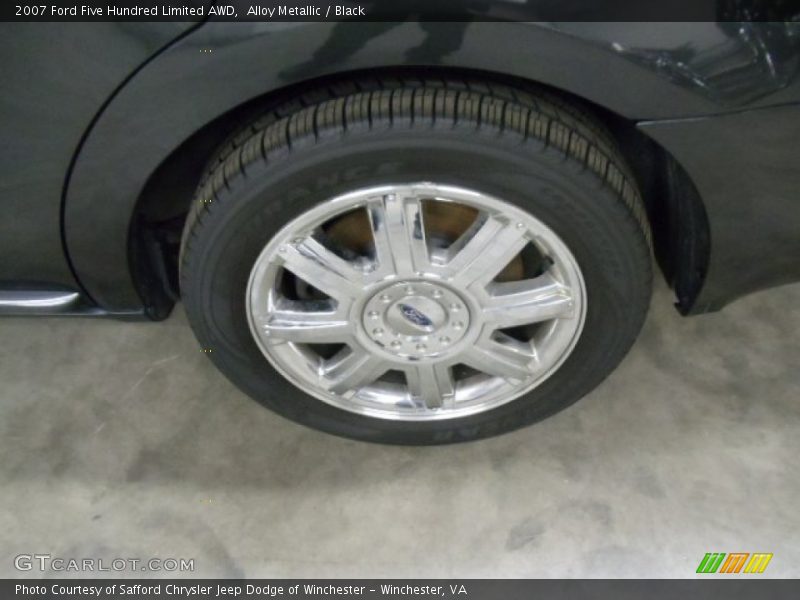 Alloy Metallic / Black 2007 Ford Five Hundred Limited AWD