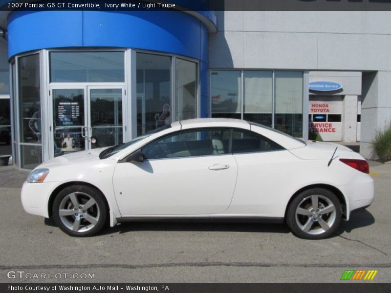 Ivory White / Light Taupe 2007 Pontiac G6 GT Convertible