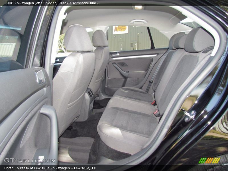 Black / Anthracite Black 2008 Volkswagen Jetta S Sedan