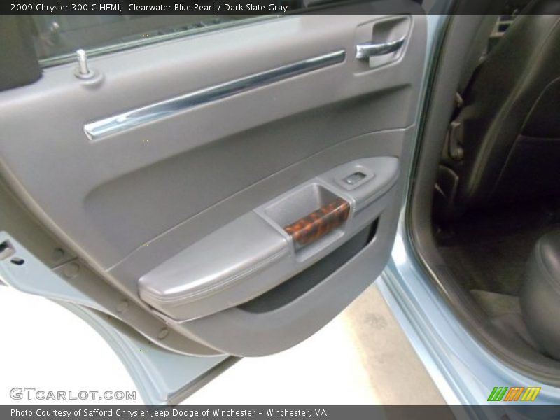 Clearwater Blue Pearl / Dark Slate Gray 2009 Chrysler 300 C HEMI