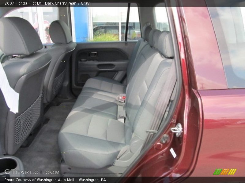 Dark Cherry Pearl / Gray 2007 Honda Pilot LX