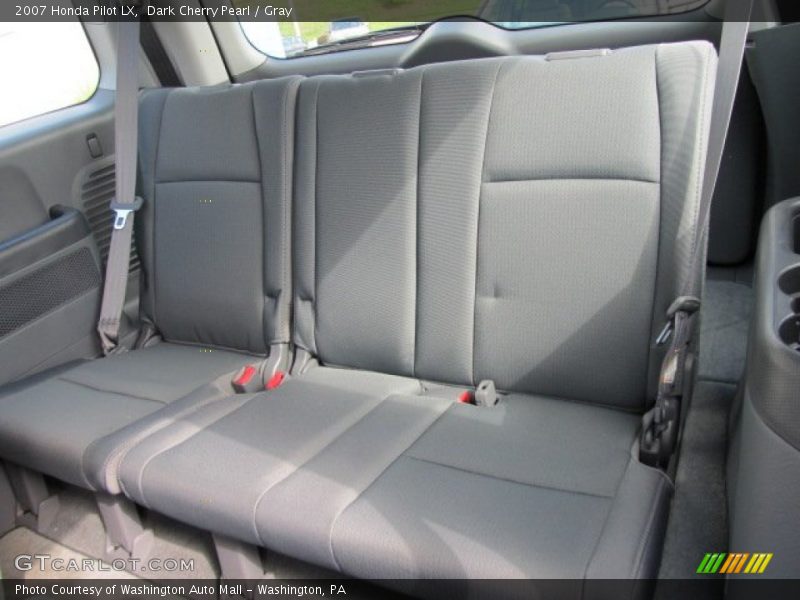 Dark Cherry Pearl / Gray 2007 Honda Pilot LX