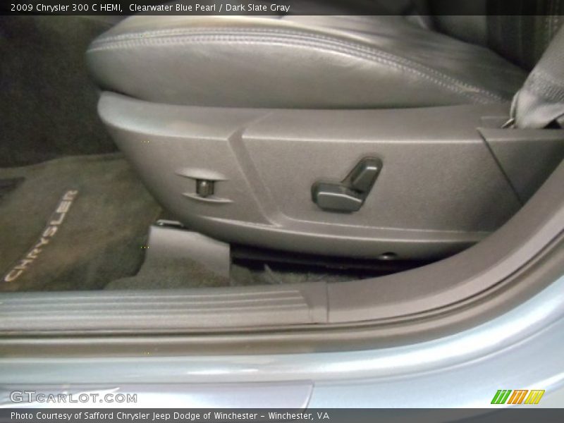 Clearwater Blue Pearl / Dark Slate Gray 2009 Chrysler 300 C HEMI