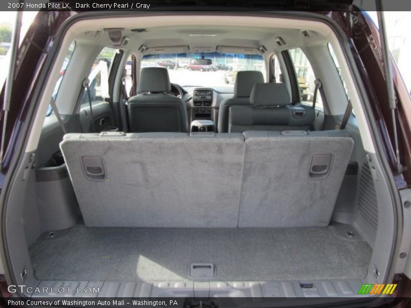 Dark Cherry Pearl / Gray 2007 Honda Pilot LX