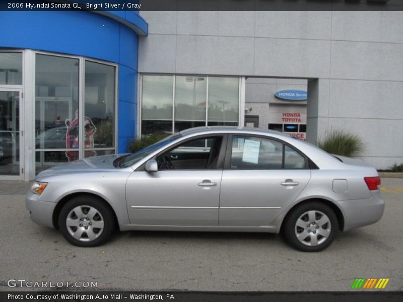 Bright Silver / Gray 2006 Hyundai Sonata GL