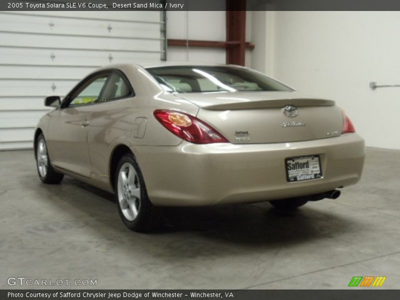 Desert Sand Mica / Ivory 2005 Toyota Solara SLE V6 Coupe
