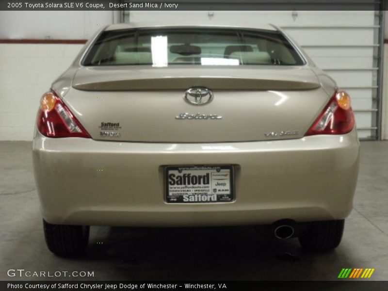 Desert Sand Mica / Ivory 2005 Toyota Solara SLE V6 Coupe