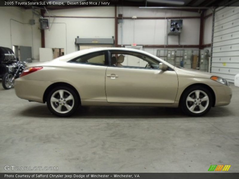Desert Sand Mica / Ivory 2005 Toyota Solara SLE V6 Coupe