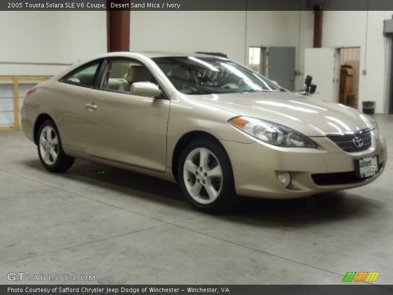 Desert Sand Mica / Ivory 2005 Toyota Solara SLE V6 Coupe