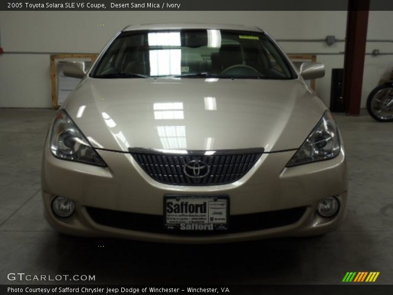 Desert Sand Mica / Ivory 2005 Toyota Solara SLE V6 Coupe