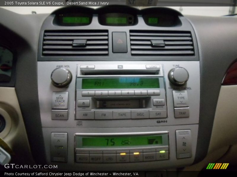 Desert Sand Mica / Ivory 2005 Toyota Solara SLE V6 Coupe