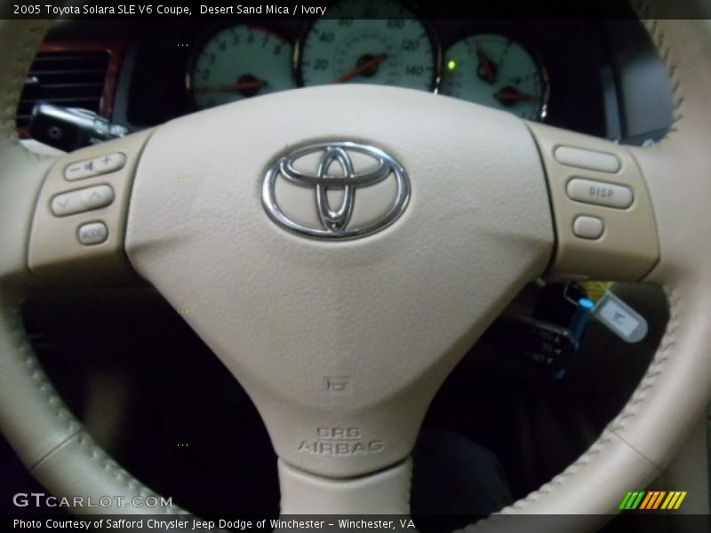 Desert Sand Mica / Ivory 2005 Toyota Solara SLE V6 Coupe