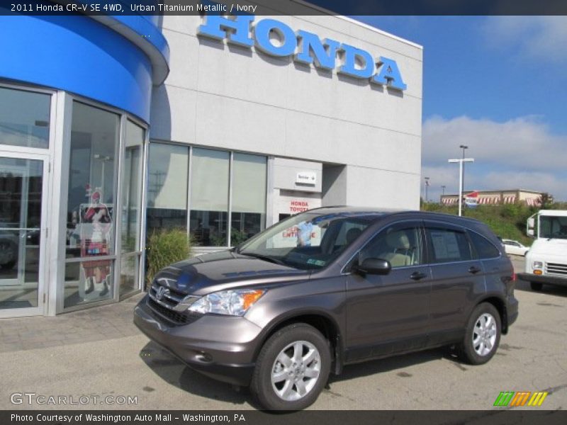 Urban Titanium Metallic / Ivory 2011 Honda CR-V SE 4WD