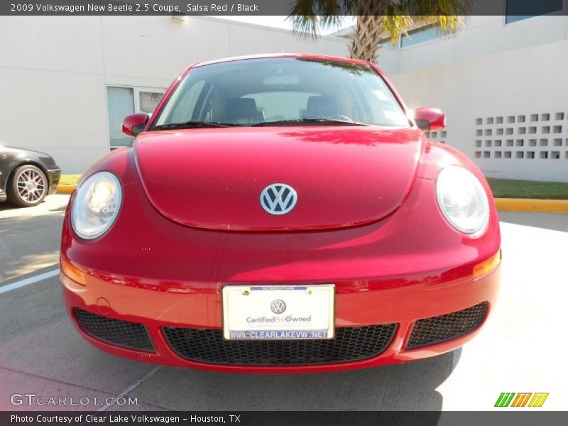 Salsa Red / Black 2009 Volkswagen New Beetle 2.5 Coupe
