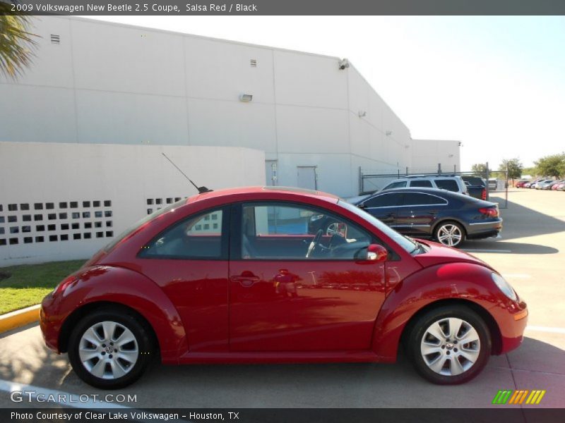 Salsa Red / Black 2009 Volkswagen New Beetle 2.5 Coupe
