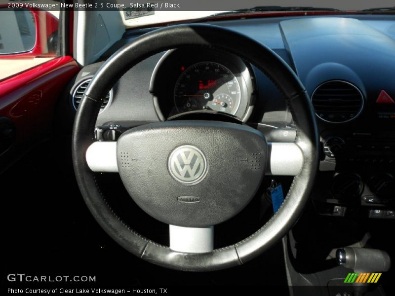 Salsa Red / Black 2009 Volkswagen New Beetle 2.5 Coupe
