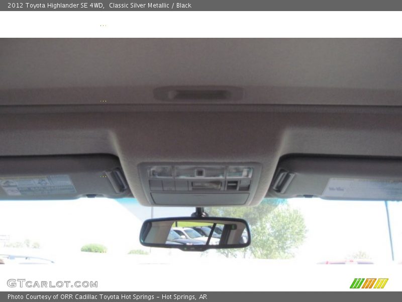 Classic Silver Metallic / Black 2012 Toyota Highlander SE 4WD