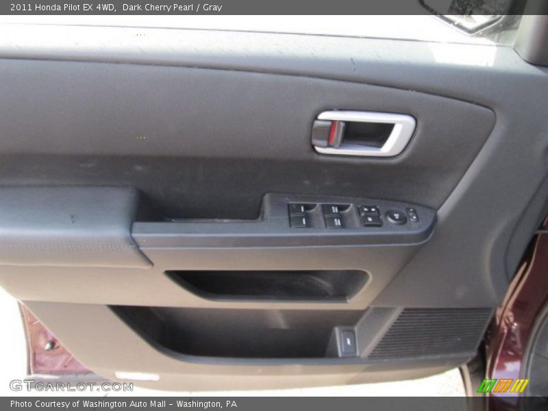 Dark Cherry Pearl / Gray 2011 Honda Pilot EX 4WD