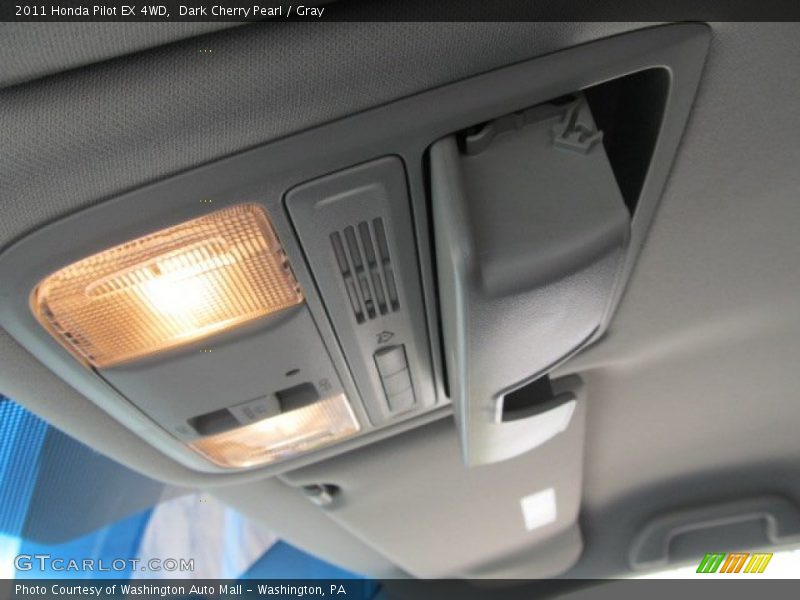 Dark Cherry Pearl / Gray 2011 Honda Pilot EX 4WD