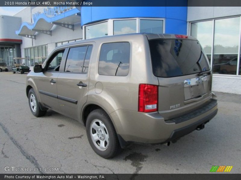 Mocha Metallic / Beige 2010 Honda Pilot LX 4WD