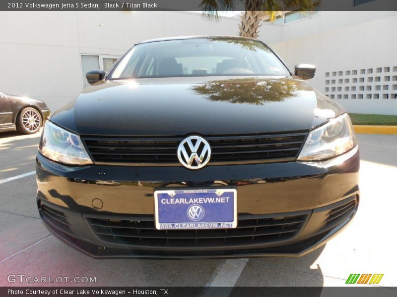 Black / Titan Black 2012 Volkswagen Jetta S Sedan