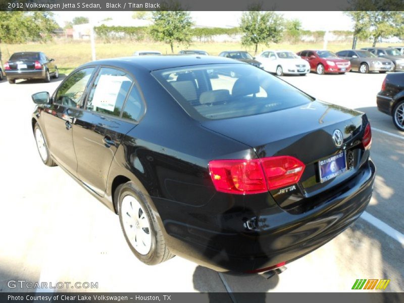 Black / Titan Black 2012 Volkswagen Jetta S Sedan