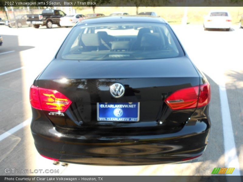 Black / Titan Black 2012 Volkswagen Jetta S Sedan