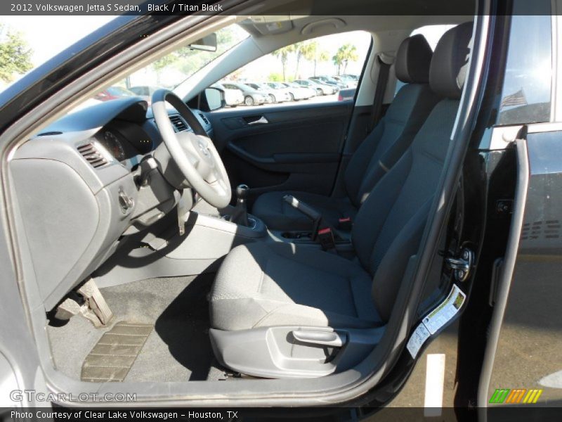 Black / Titan Black 2012 Volkswagen Jetta S Sedan