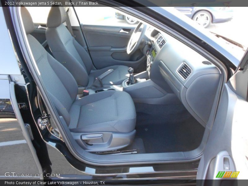 Black / Titan Black 2012 Volkswagen Jetta S Sedan