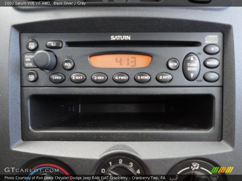Audio System of 2002 VUE V6 AWD