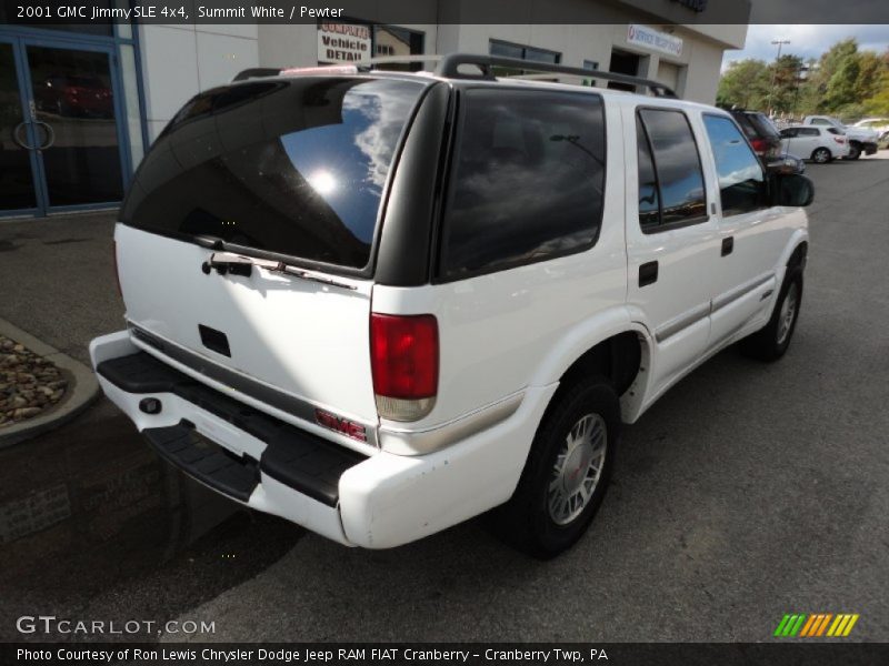 Summit White / Pewter 2001 GMC Jimmy SLE 4x4