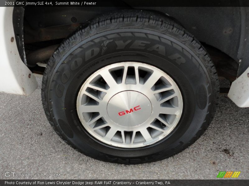 Summit White / Pewter 2001 GMC Jimmy SLE 4x4