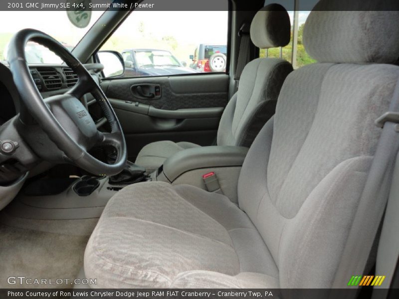Summit White / Pewter 2001 GMC Jimmy SLE 4x4