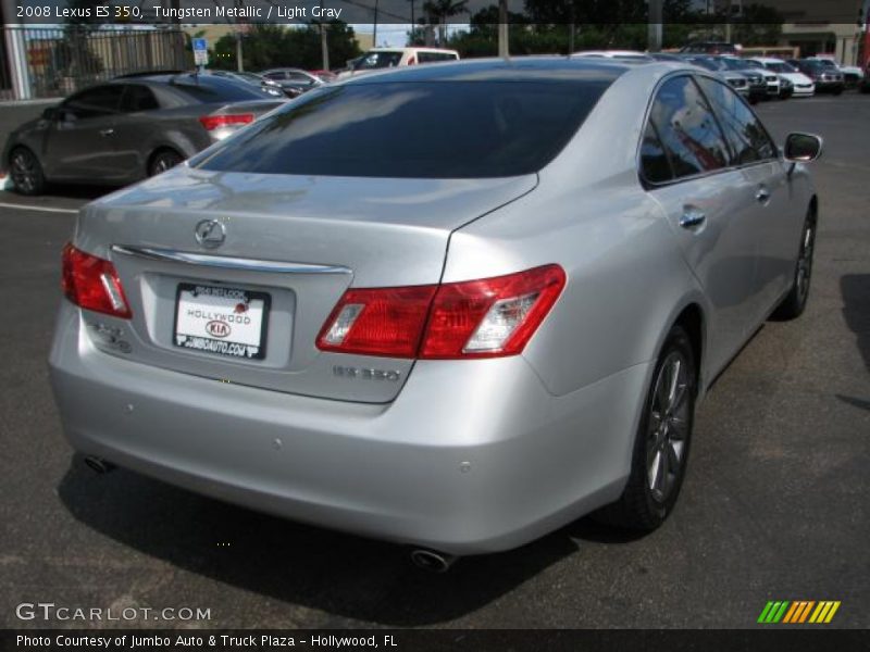 Tungsten Metallic / Light Gray 2008 Lexus ES 350
