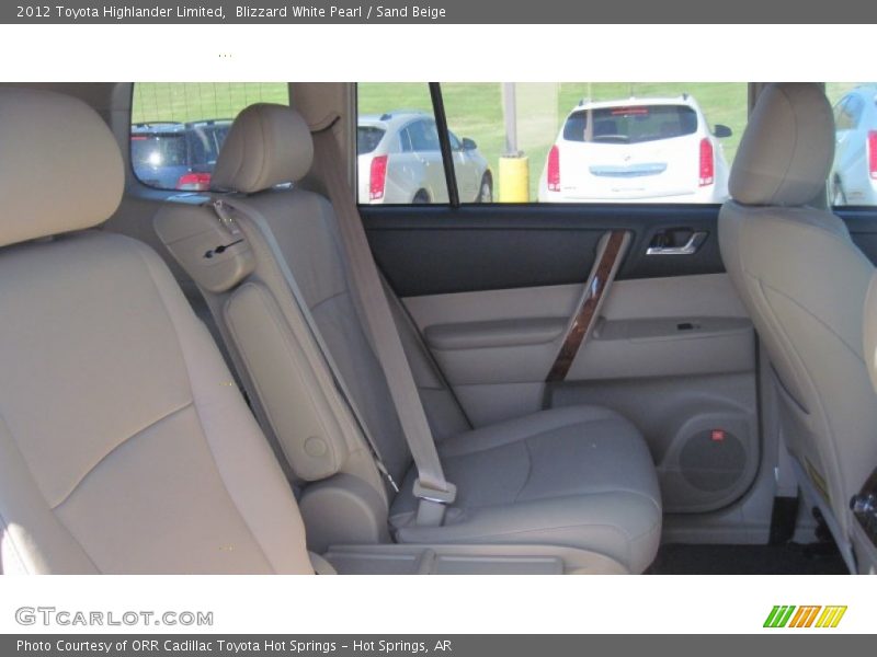 Blizzard White Pearl / Sand Beige 2012 Toyota Highlander Limited