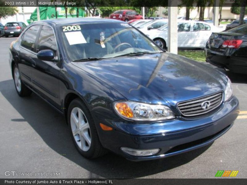 Midnight Blue / Beige 2003 Infiniti I 35
